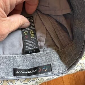 Greg Norman Collection Gray Flat Front Men Shorts